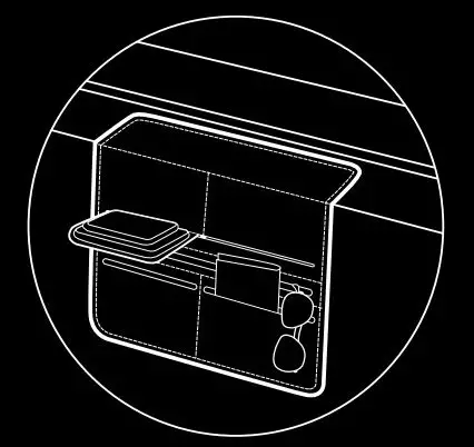 SHARPER IMAGE Wireless Charge Bed Caddy fig7