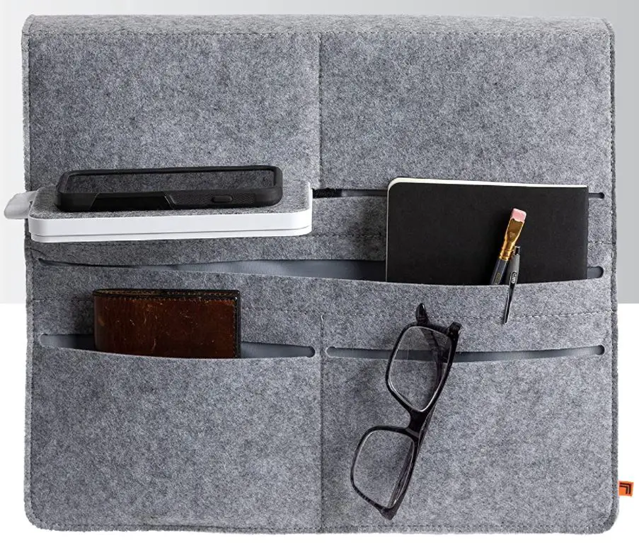 SHARPER IMAGE Wireless Charge Bed Caddy