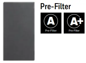 Honeywell HPA250B SERIES Hepa Air Purifiers with Bluetooth Smart Technology - Filter