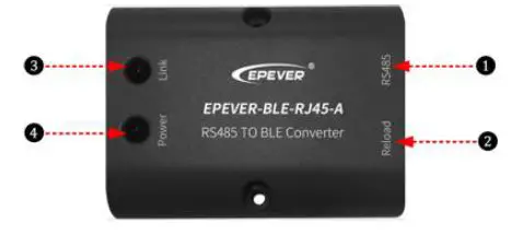 EPEVER-BLE-RJ45-A Bluetooth Adaptor FIG 1