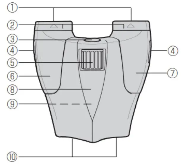 RICOH UP 10x25 and UP 8x25 WP Binoculars Owner's Manual - Product Overview
