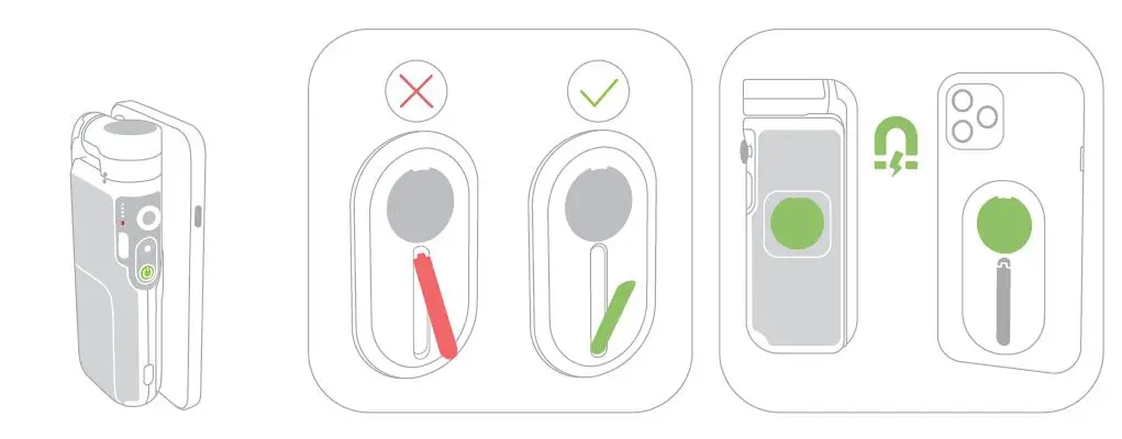 PowerVision PVS10 S1 Explorer Kit Handheld Smartphone Gimbal fig-2