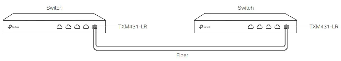 tp-link 10GBase SFP+ LC Transceiver - Connection