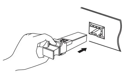 tp-link 10GBase SFP+ LC Transceiver - Install the SFP 1