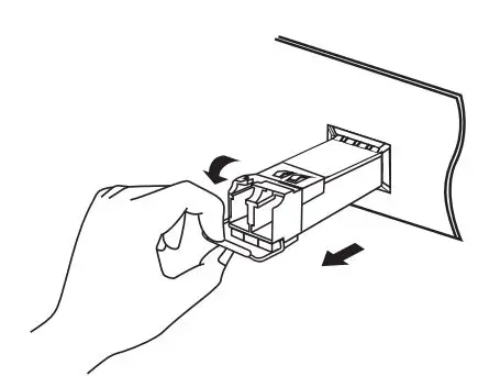 tp-link 10GBase SFP+ LC Transceiver - Remove the SFP 2