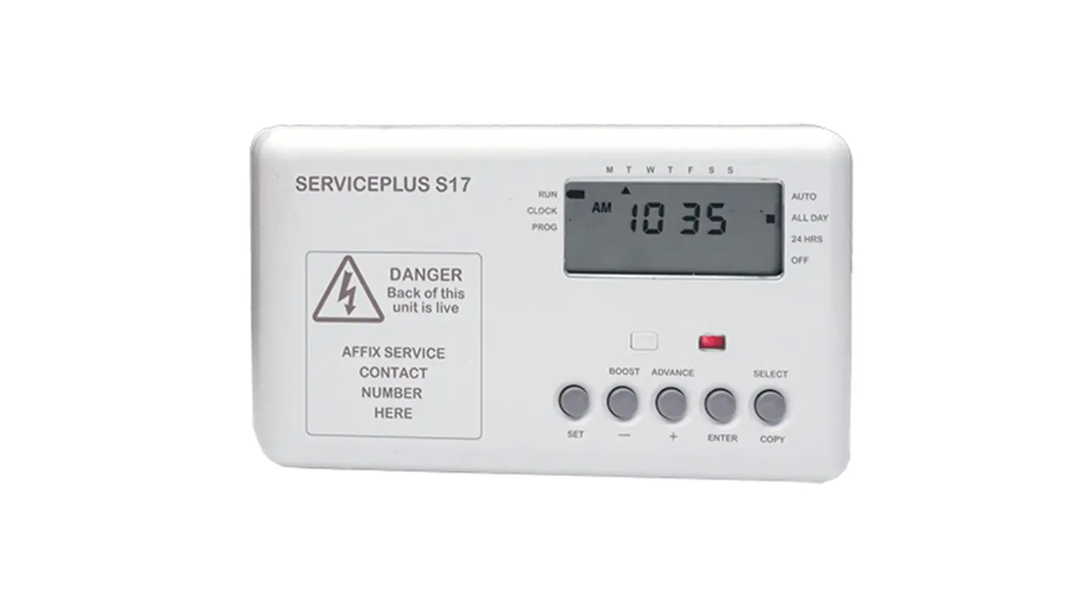 Secure Serviceplus S17r Series 2 Single Channel Timeswitch Instruction Manual Secure Serviceplus S17r Series 2 Single Channel Timeswitch Instruction Manual