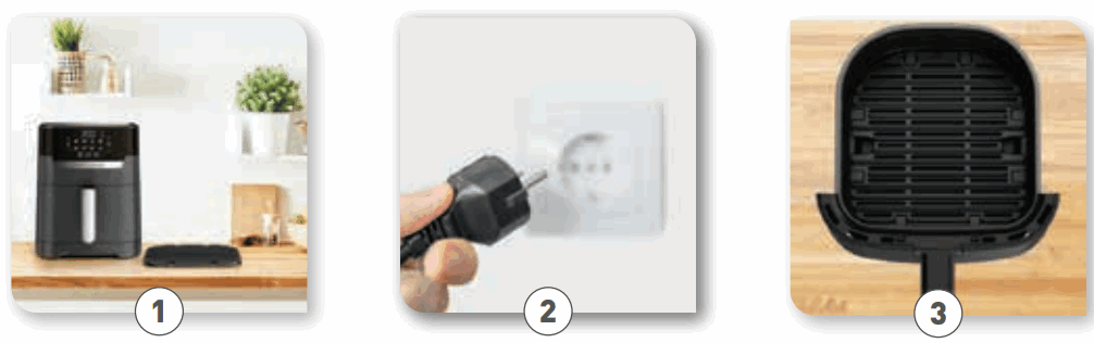 Tefal EY505 Easy Fry and Grill Precision Stainless Steel - Grill function