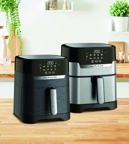 Tefal EY505 Easy Fry and Grill Precision Stainless Steel