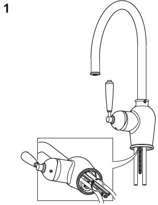 IKEA 303.419.03 INSJÖN Kitchen Mixer Tap with Sensor Instruction Fig4