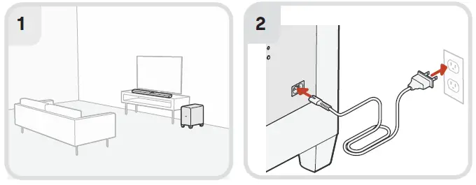polk Signa S4 Ultra-Slim TV Sound Bar with Wireless Subwoofer 5