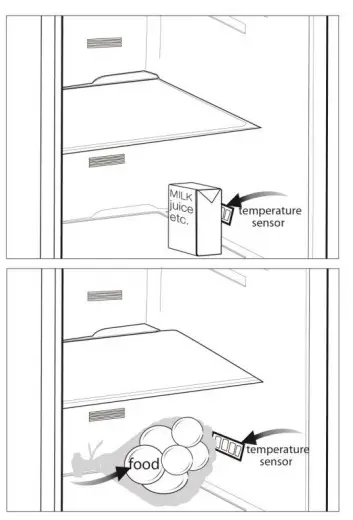 beko RCNA406I40WN Refrigerator and Freezer - WARNING