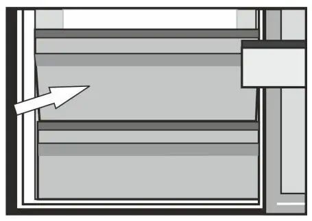 beko RCNA406I40WN Refrigerator and Freezer - dairy