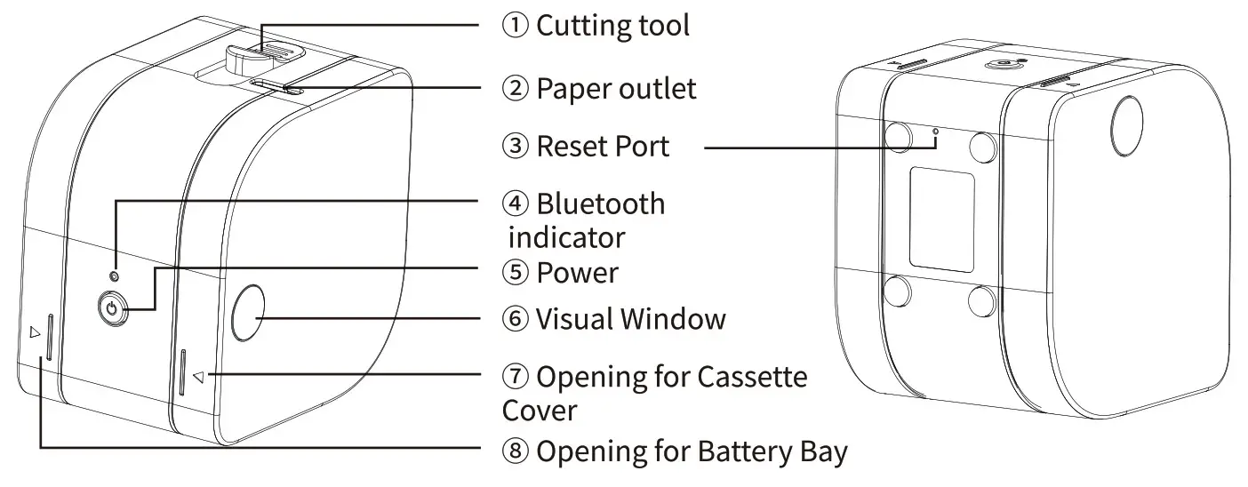 QUIN P12 Wireless Label Printer - product