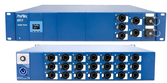 ProPlex GBS 28 Port Gigabit Switch with LCD Control Module