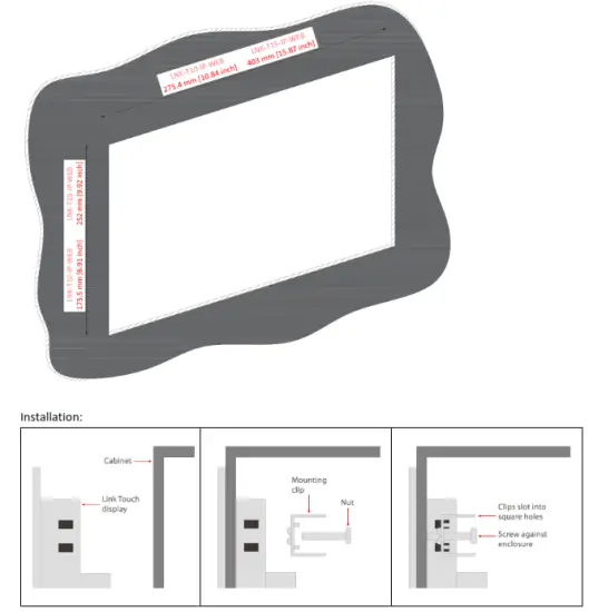 innon TPC156 A100 15 6 Inch Touch Pane - Flush