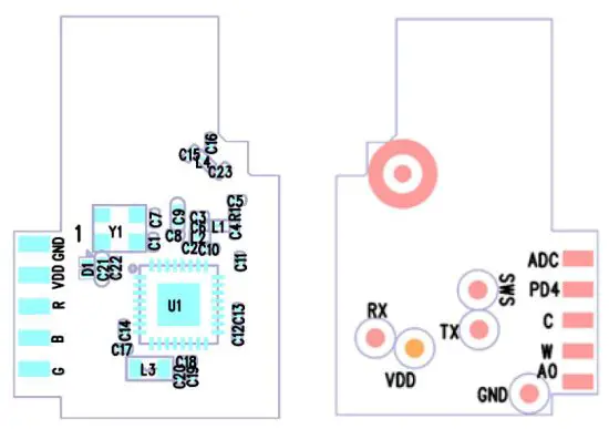 Ehong BT001 Small Size BLE Bluetooth 5.0 mesh Module - Ehong