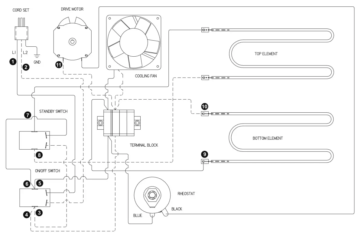 APW Wyott XTREME 1 Radiant Conveyor Toaster - Fig 3