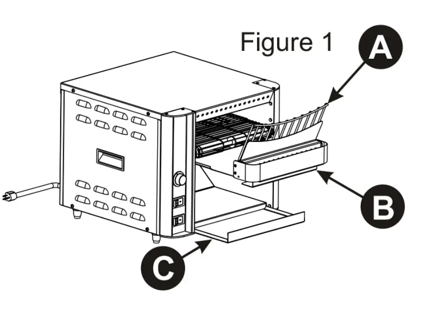 APW Wyott XTREME 1 Radiant Conveyor Toaster - Fig