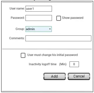 Dantherm SM 4.0 10 Inch Display User Manual - Icon for creating a new access