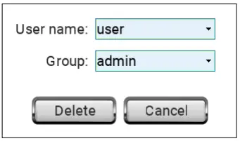 Dantherm SM 4.0 10 Inch Display User Manual - Icon for deleting a new access credential