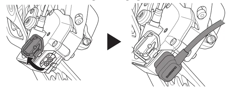 SHIMANO DI2 Battery Charger - charging