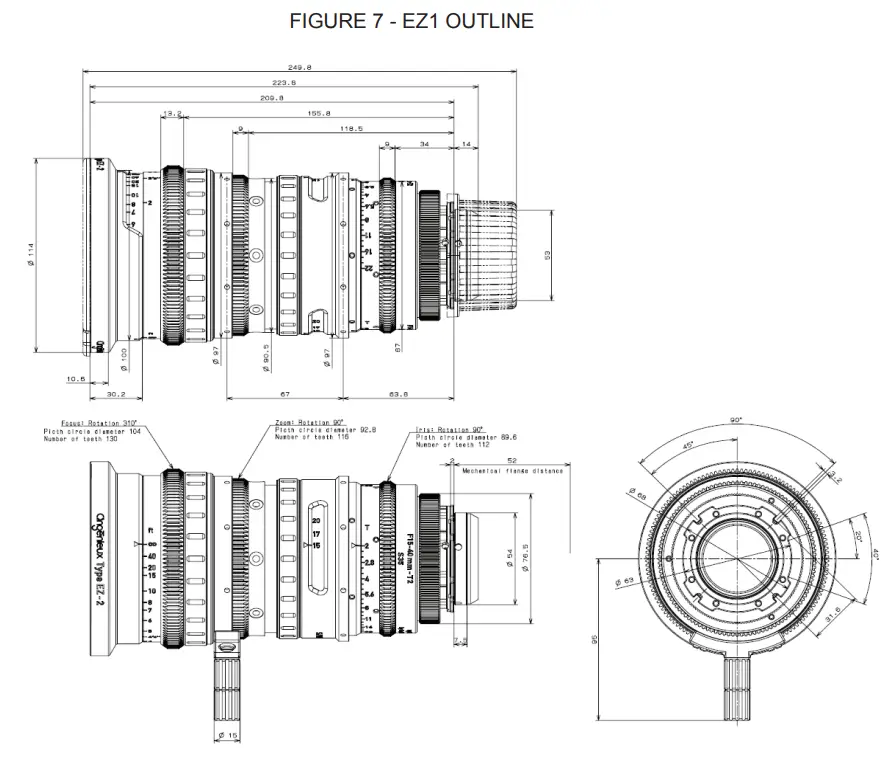 angenieux EZ1 EZ Series 30 to 90mm Cinema Lens Pack - fig8
