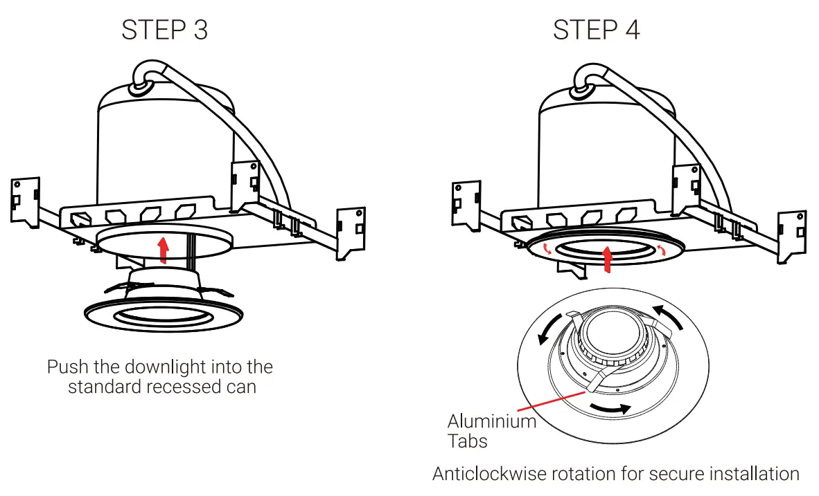 LEDMUNDO DL09-A60 6-Inch Smart Downlight - steep 2