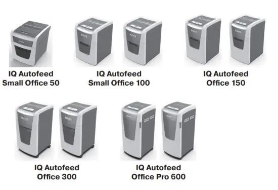 LEITZ IQ Autofeed Office 150 P5 Automatic Paper Shredder - figure 1