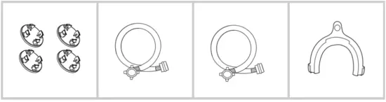 scandomestic WAH 1707 W Washing Machine - Transport hole plugs