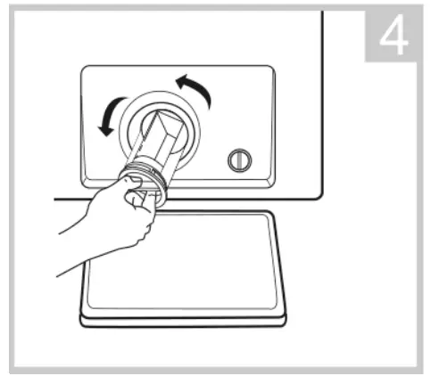 scandomestic WAH 1707 W Washing Machine - filter