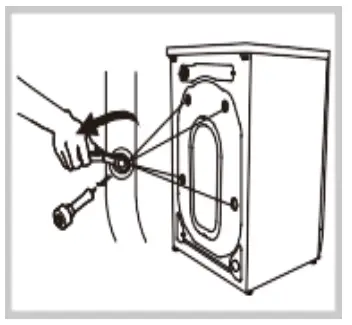 scandomestic WAH 1707 W Washing Machine - transport