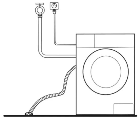scandomestic WAH 1707 W Washing Machine - water