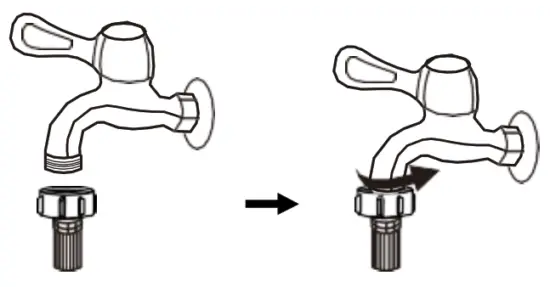 scandomestic WAH 1707 W Washing Machine - water supply