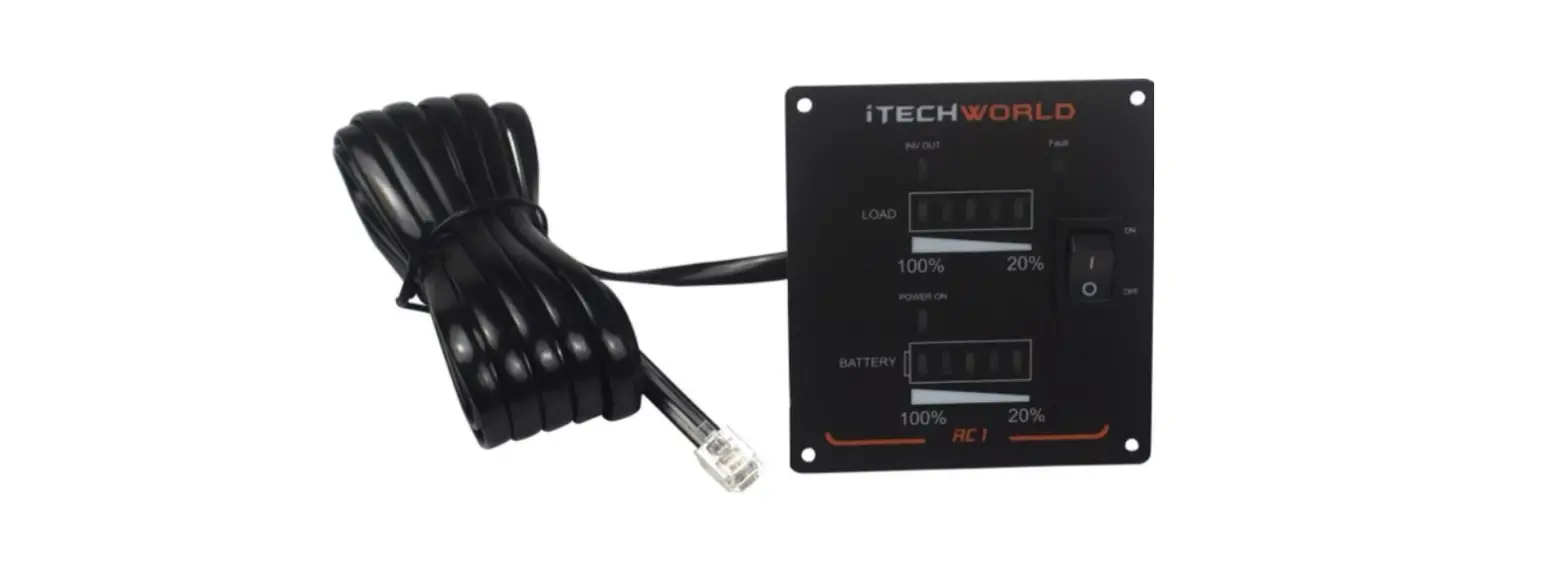 Itech World 1000w Pure Sine Wave Inverter Remote Control Rc1 User Guide