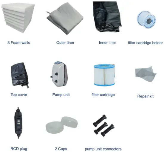 Wave Osaka Spa Round Hot Tub - List