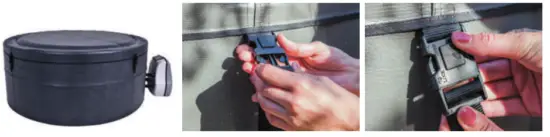 Wave Osaka Spa Round Hot Tub - Lock 3