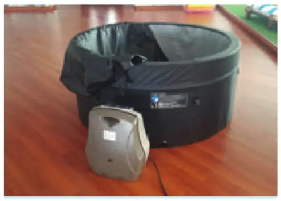 Wave Osaka Spa Round Hot Tub - Lock