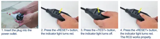 Wave Osaka Spa Round Hot Tub - RCD Test