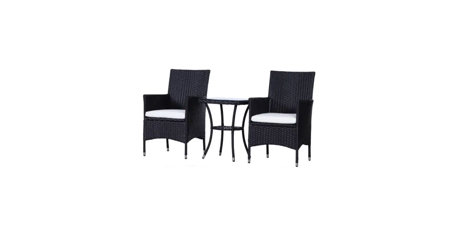Monstershop B08bjcf3rl Rattan Bistro Set Garden Furniture Set Instruction Manual