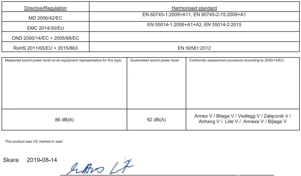 MEEC TOOL 009536 18V Cordless Hedge Trimmer Instruction Manual - Hedge Trimmer