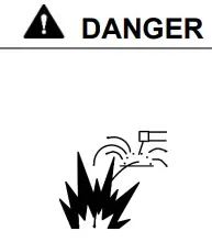 KOHLER 200 C5 Weldarc Portable Power Generator - DANGER 7