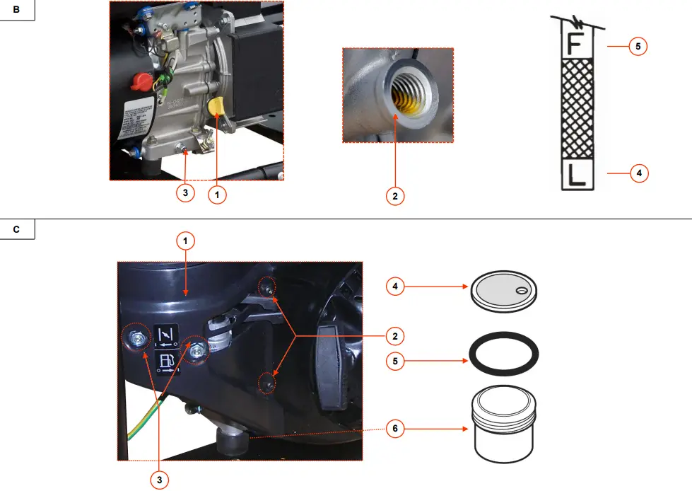 KOHLER 200 C5 Weldarc Portable Power Generator - parts 2