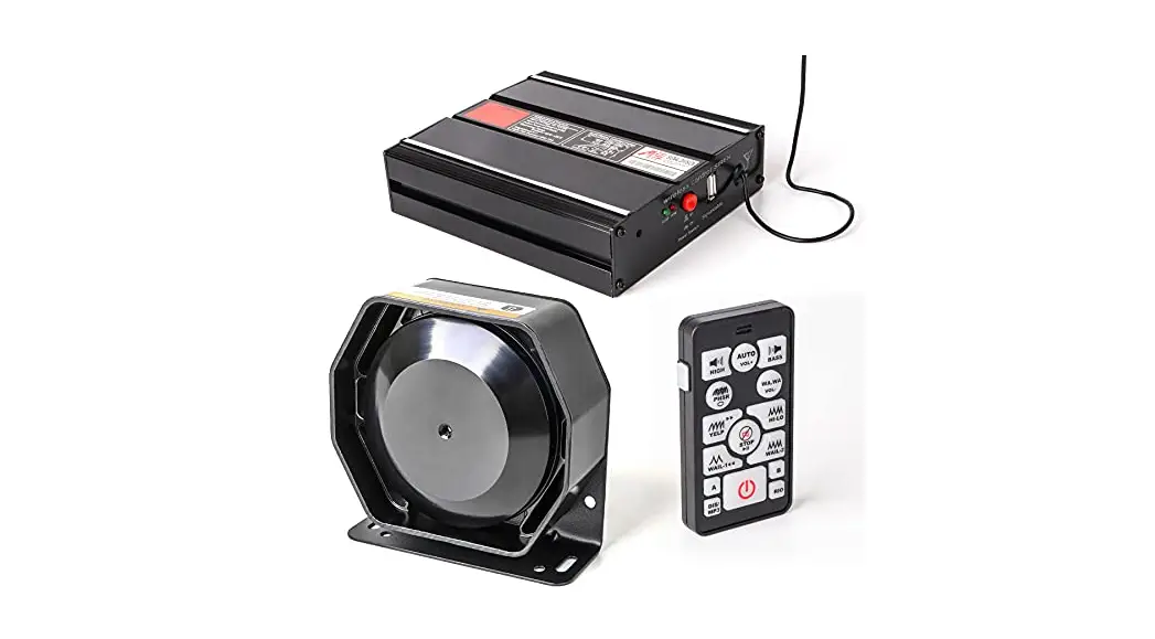 Smallfatw 7801 As Series Wireless Emergency Siren For Car Truck Vehicles Instructions