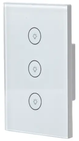 smartvuhome 3-Gang WiFi Smart Touch Wall product
