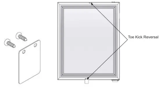 MARVEL MRE224-SG81A Undercounter Refrigeration - Door