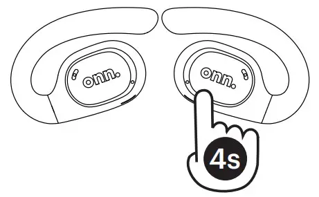 onn 100069443 Wireless Open Ear Earphones - figure 6