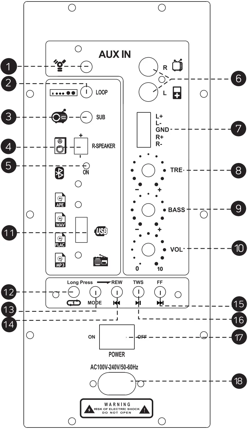 PYLE 6.5 Inch Pro Active Streaming Speakers WIRELESS BT SPEAKER OVERVIEW 2