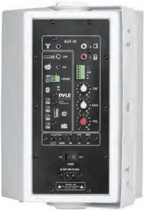 PYLE 6.5 Inch Pro Active Wireless BT Streaming Speakers B