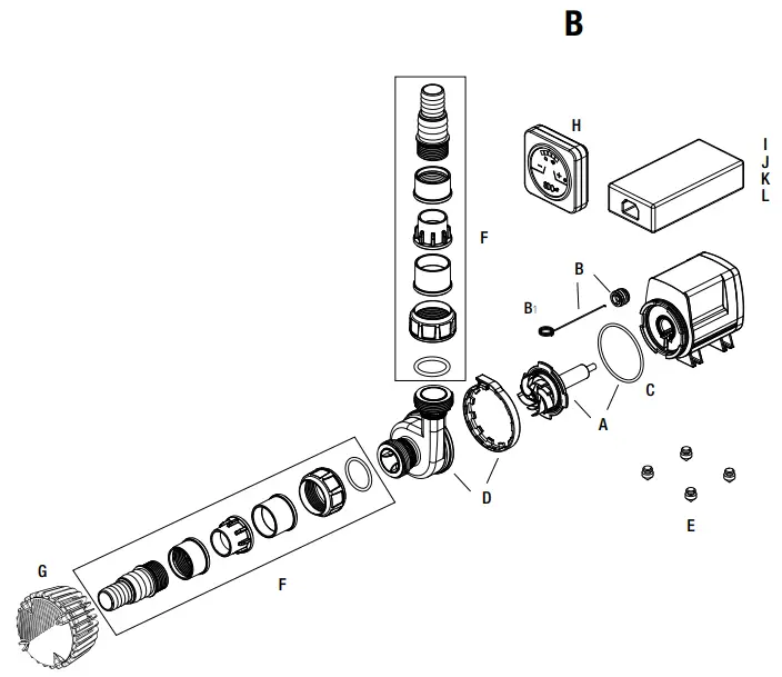 sicce Syncra SDC 6.0 Controllable DC Pump - SPARE PARTS