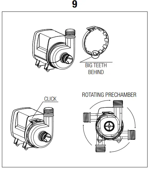 sicce Syncra SDC 6.0 Controllable DC Pump - vinegar 1